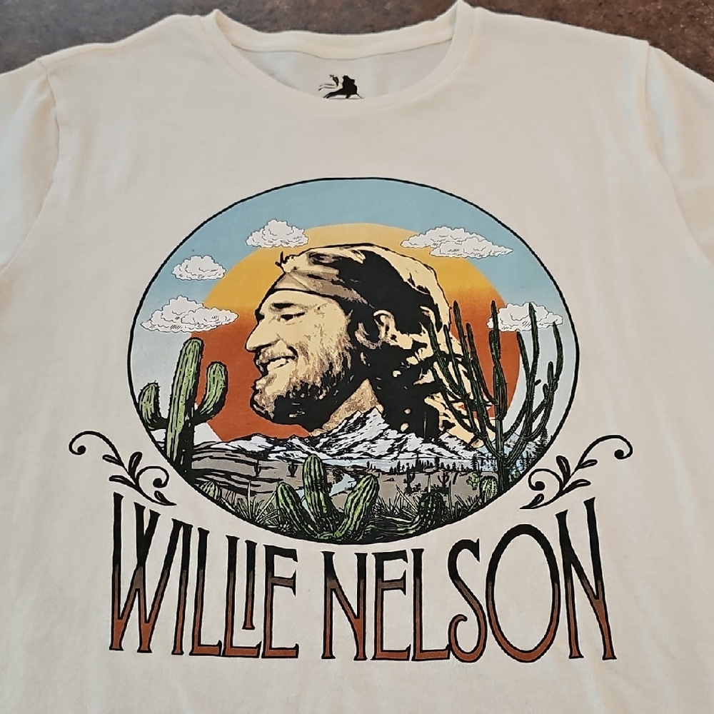 Zion Rootswear Willie Nelson Desert Scene T-Shirt